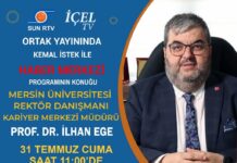 Kariyer Merkezi Müdürü Prof. Dr. İlhan Ege, Sun Rtv ve İçel Tv Ortak Yayınında Canlı Yayın Konuğu Oldu